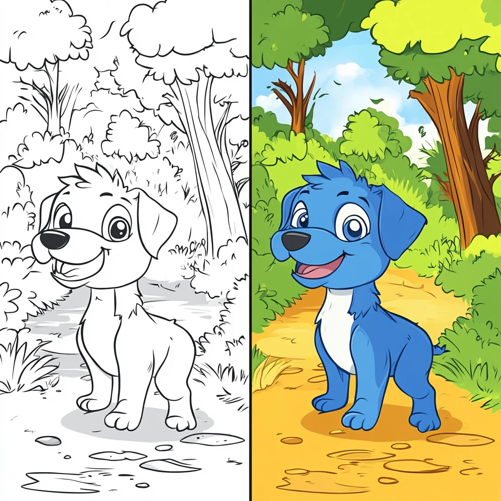 Free Printable Bluey Coloring Pages