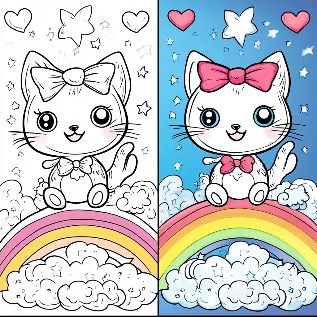 Hello Kitty Coloring Pages